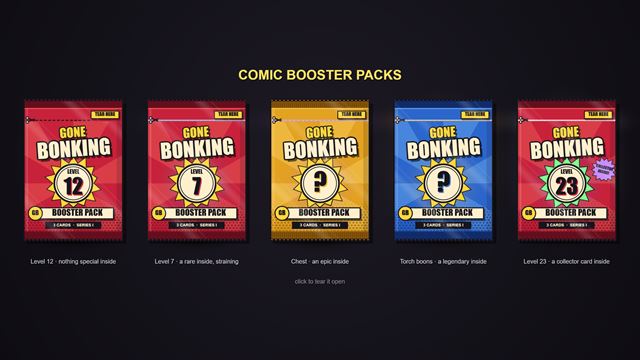 Level-ups come in booster packs